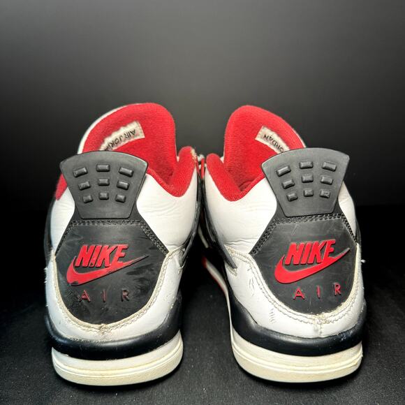 Size 7 - Nike Air Jordan 4 Retro OG GS Fire Red 2020 Men's Shoes - Picture 5 of 8